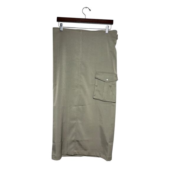 Miaou NWT Suki Cargo Midi Skirt in Sage Medium - Picture 4 of 9